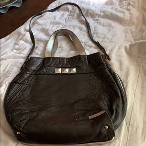 Marc Jacobs Pyramid Studded Black Leather tote